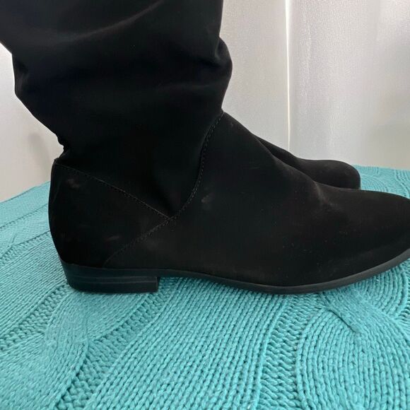 Style & Co Women's Faux Suede Kelimae Tall Riding Boots Black Size 9.5 NWOT - Picture 2 of 8